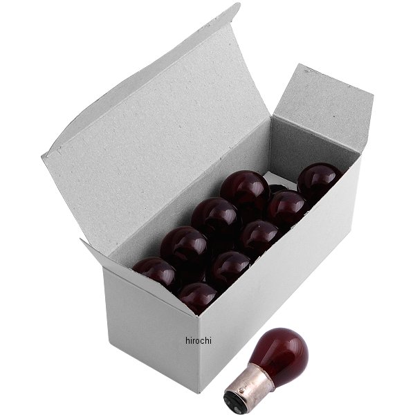 バルブ 1157(ダブル球) 赤 (10個入り)