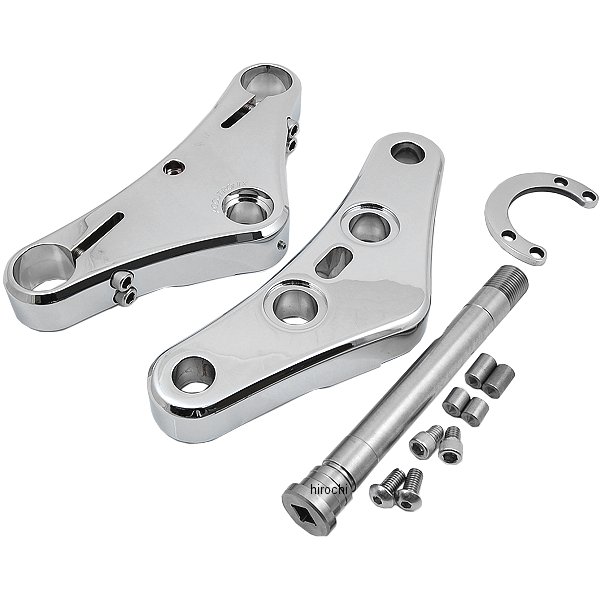 トリプルツリー 41mm 5°傾斜 84年-10年 ソフテイル 無地クローム