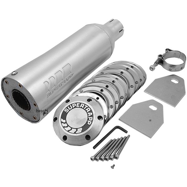 【セール特価】 スリップオンマフラー サイレンサー アルミニウムレーシングシリーズ 1.5インチ