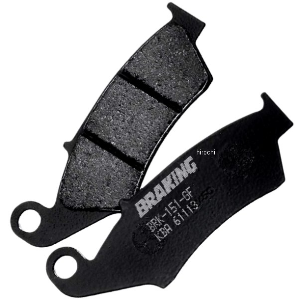 ブレーキパッド フロント 96年以降 DR-Z125L、RM85、RM80 (セミメタル)