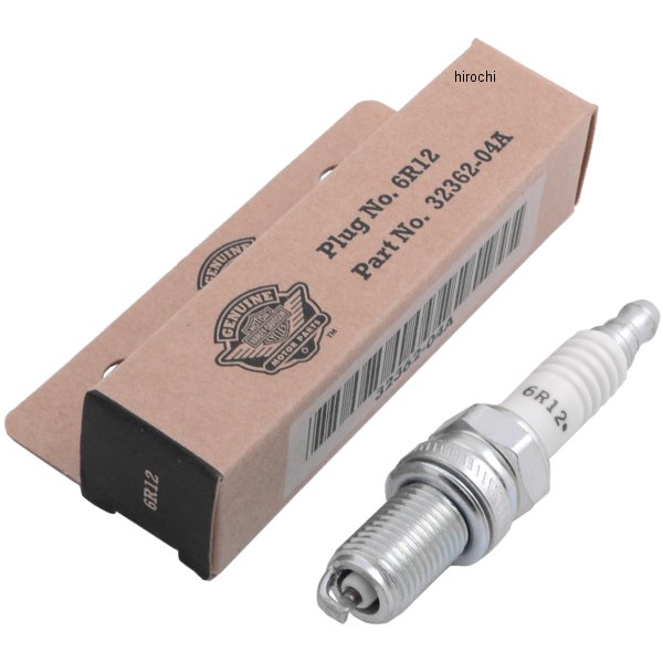 H-D標準装備スパークプラグ 6R12 (1本売り) 32362-04A