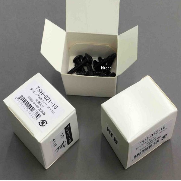 タッピングスクリュー トラス頭 ヤマハ用 6mm×20mm 黒 10本入り