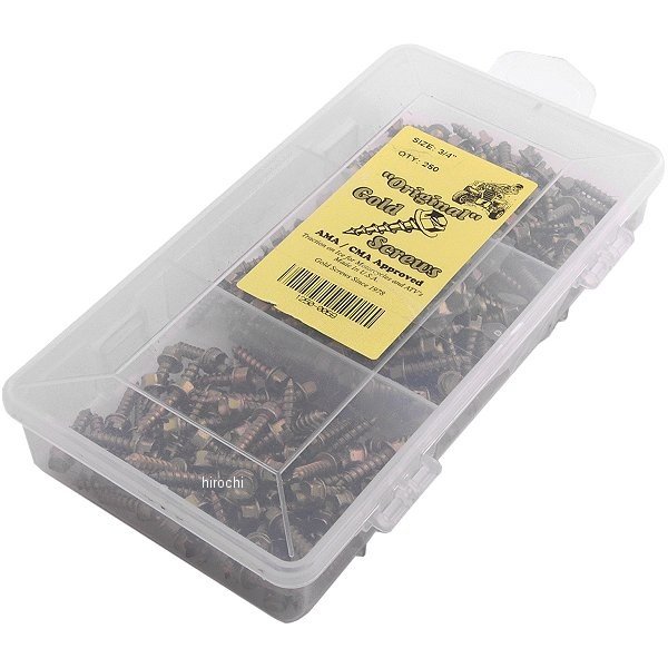 s アイススクリュー 1インチ ゴールド (250個入り)