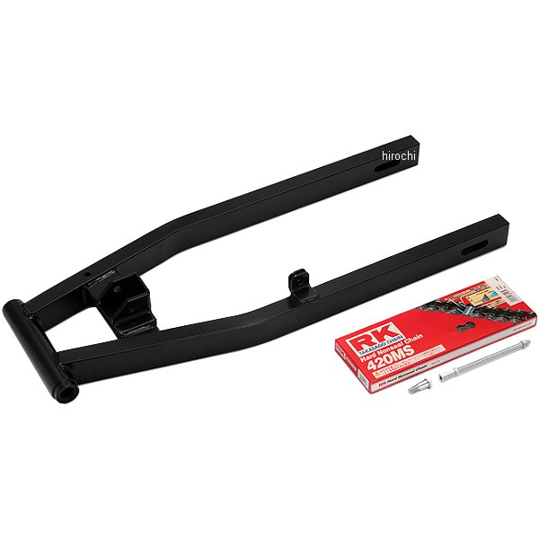 ロングスイングアーム15cm 02年-08年 エイプ100、エイプ100 タイプD 黒