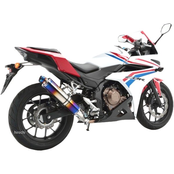 スリップオンマフラー R-EVO 16年以降 CBR400R ヒートチタン