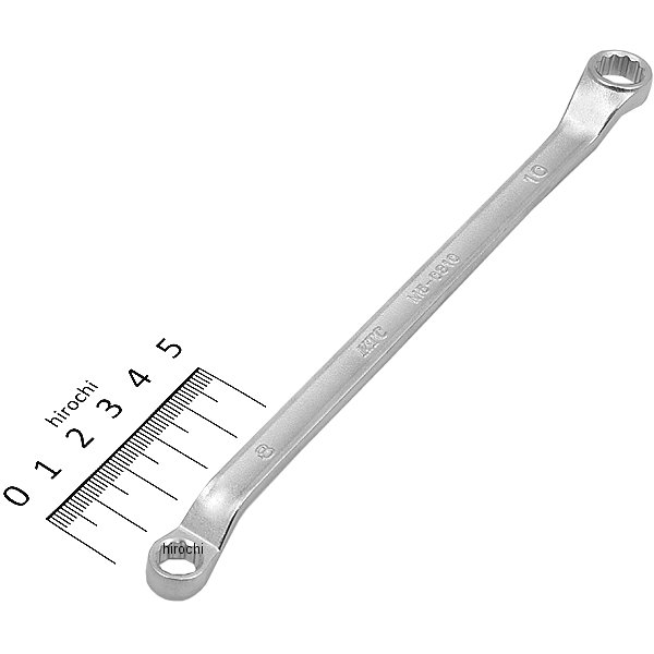 45°X6° ロングメガネレンチ 8mm×10mm