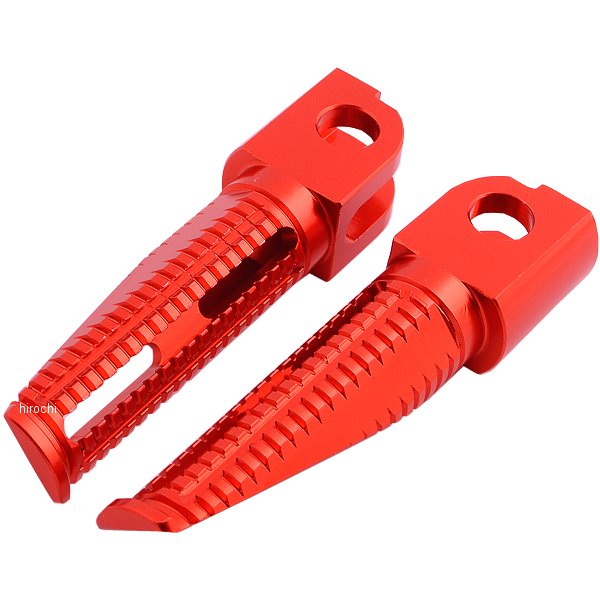 【セール特価】 フットペグ ライダー 7年-14年 ニンジャ ZX-14、Z1000、ZRX1200R 赤