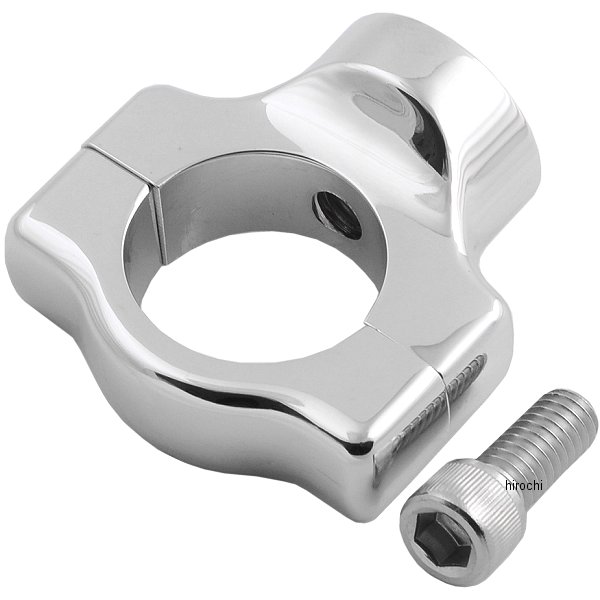 ナンバープレート サイド取り付けクランプ 86年以降 ソフテイル クローム