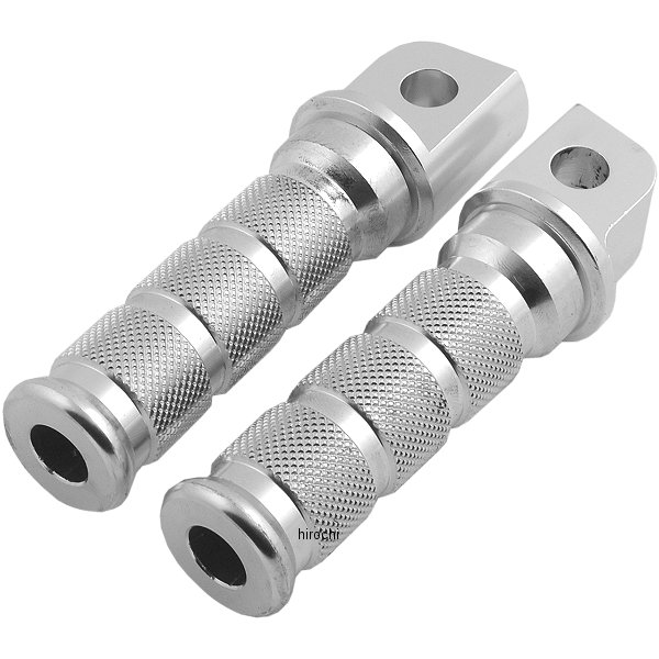 フットペグ パッセンジャー 88年-07年 ニンジャ ZX-12R、ZRX1200R、ZZR1200 シルバー