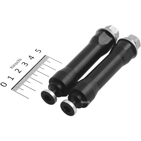 スーパーロングカラーウインカーステー 98年以前 GSX400インパルス M10x30mm 黒 2本入り