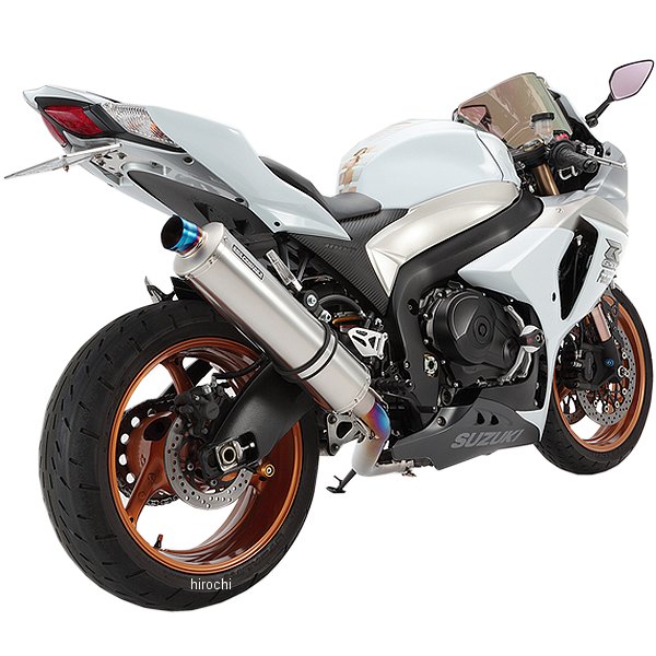スリップオンマフラー ラウンド 09年-10年 GSX-R1000 チタンソリッド