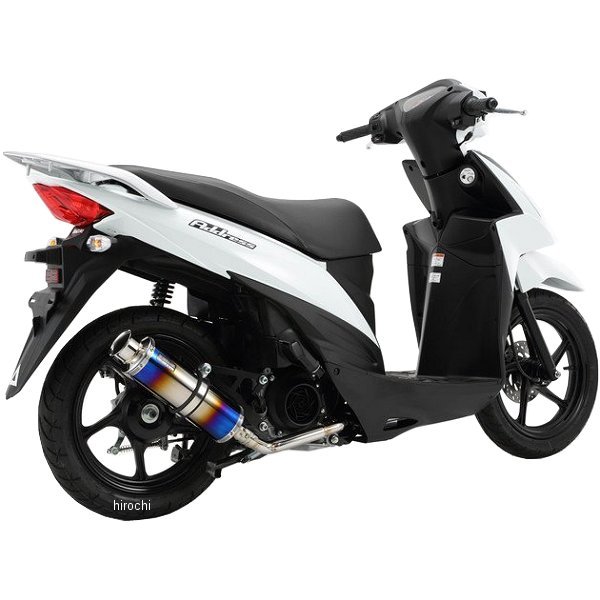 フルエキゾースト SS300SP 15年-16年 アドレス110 ヒートチタン