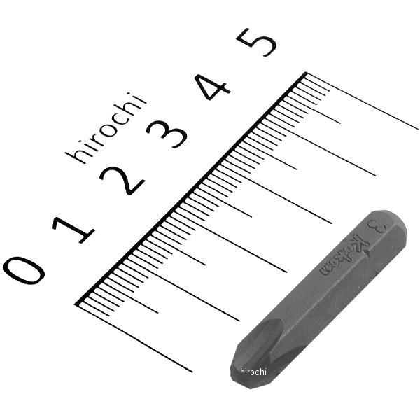 1/4インチ H プラスビット 全長32mm No.3