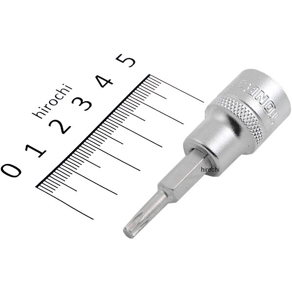 トルクスソケット(強力タイプ) T20 長さ 55mm 差込角 9.5mm (3/8インチ)