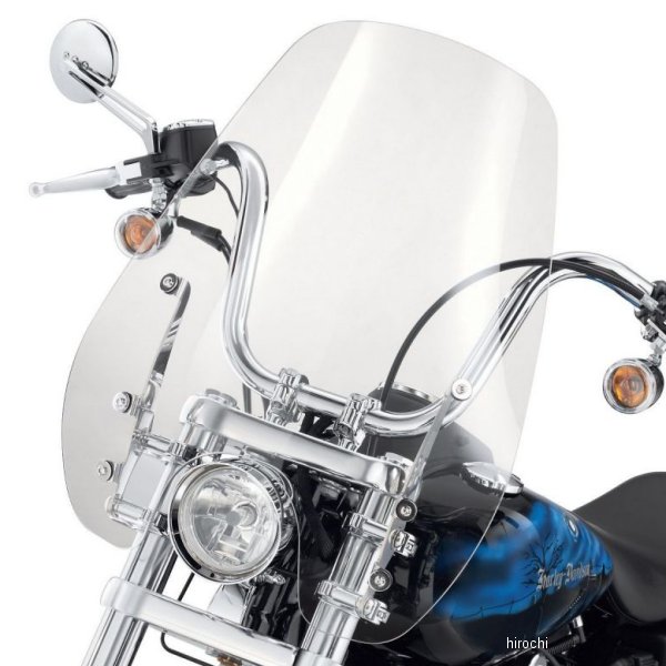 クイックリリース・コンパクト・スポーツ ウインドシールド 06年以降 FXD スモーク 57300-06