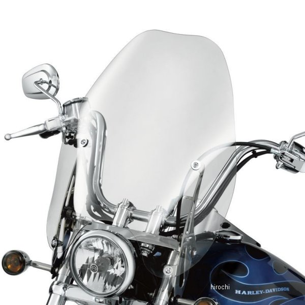 デタッチャブル・スポーツ・ウインドシールド 84年-11年 FXST FXDWG スモーク 57965-97A