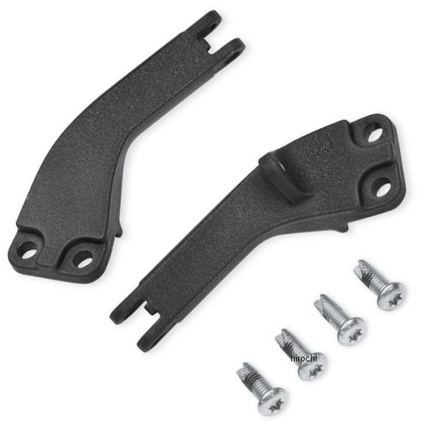 パッセンジャーフットペグサポートキット 06年以降 FXD リンクルブラック 50210-06