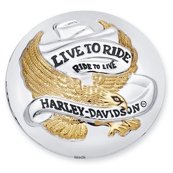 ブレーキキャリパートリムディスク 44mm径/ゴールド/Live to Rideロゴ 4個入り 99663-92T