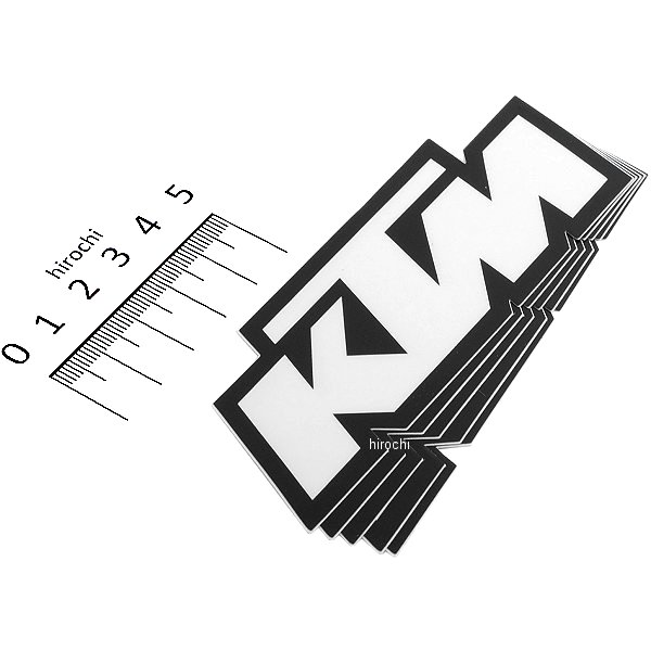 ロゴステッカー KTM (5枚入り)