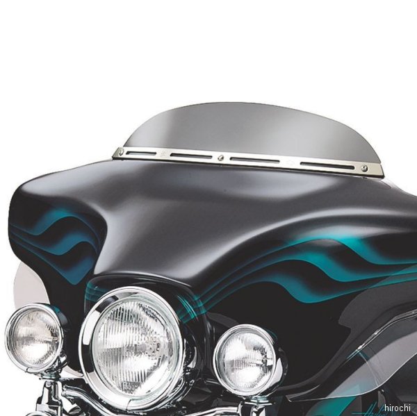 バットウイング・フェアリングシールド ロープロファイル FLH 102mm ダークスモーク 58207-04