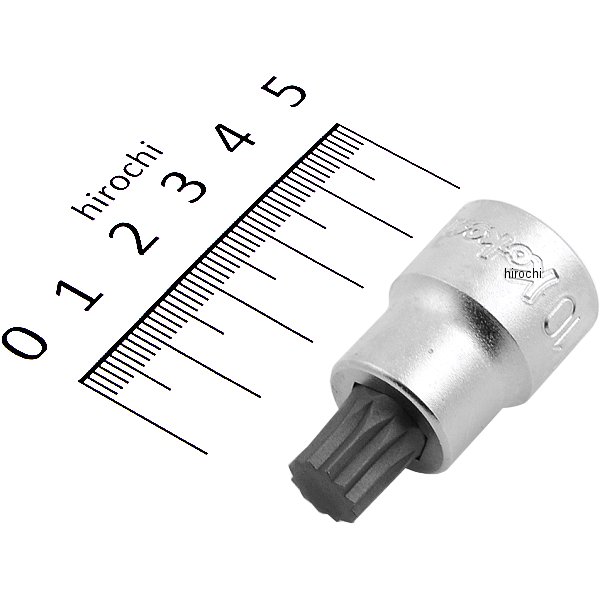 3/8インチsq 3重4角ビットソケット(XZN) 全長38mm M10