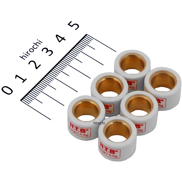 ウエイトローラー スズキ系汎用 17φ×12 6.5g Bタイプ 1セット6個入り