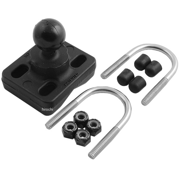 ダブルU字クランプ 汎用 φ13mm-φ31mmに対応 黒