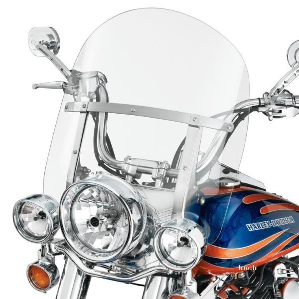デタッチャブル・キング・ウインドシールド 00年以降 FLS クリア/金具無し 457mm 57061-09