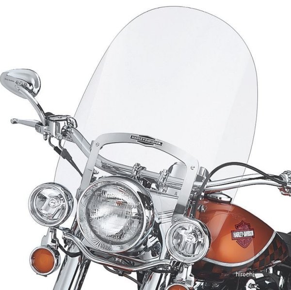 ノスタルジック デタッチャブル・キング・ウインドシールド 05年以降 FLS クリア 57140-05