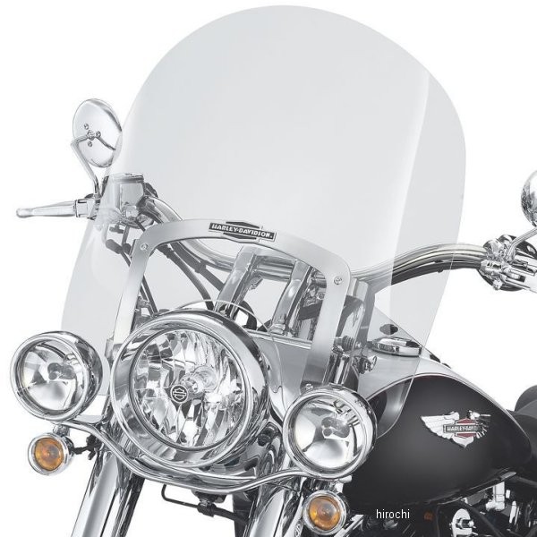 ノスタルジック デタッチャブル・キング・ウインドシールド 05年以降 FLS スモーク 57141-05