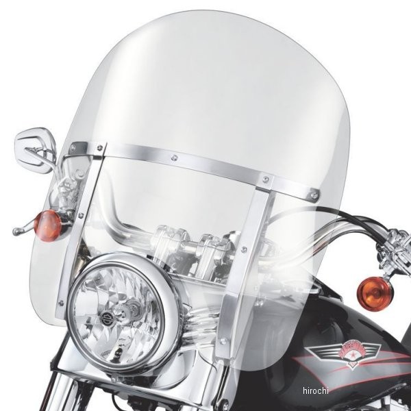 デタッチャブル・キング・ウインドシールド 0年以降 FLS スモーク/ポリッシュ 58278-95