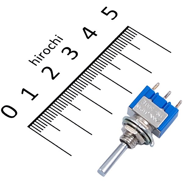 補修用トグルスイッチ 六角ナット付き フラットレバーオートキャンセル