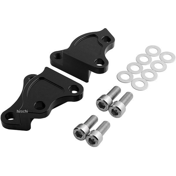 フロントキャリパーサポート ブレンボ40mmピッチ&大型ローター対応 89年-06年 GPZ1100、ゼファー750 黒