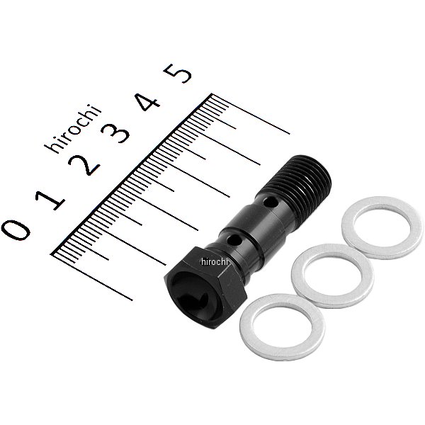 バンジョーボルト P1.00W ダブル brembo対応 黒