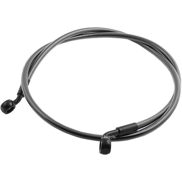 フロント ブレーキライン 14年以降 XL 10mm/35°46インチ(1168mm) 黒