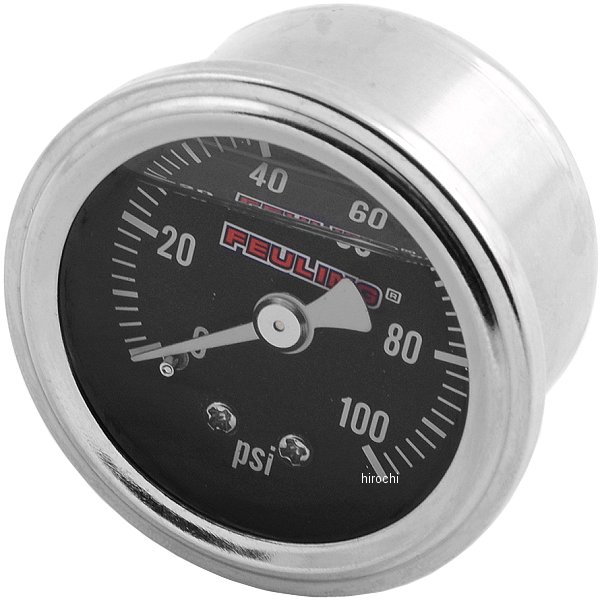 オイルプレッシャーゲージ バックポート 黒