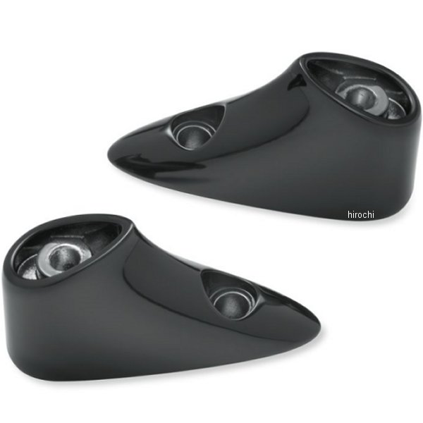 フロントブレットターンシグナルマウント 15年以降 FLHT グロスブラック 67800707