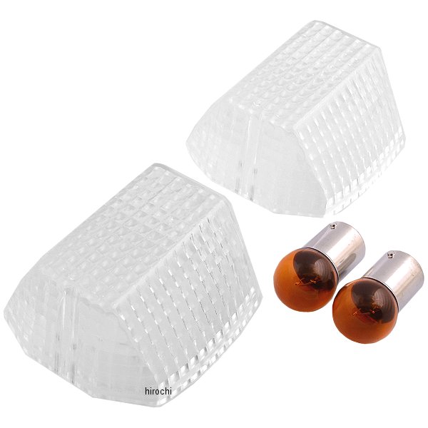 ウインカーレンズ 91年-08年 ZRX1200、ZRX1100、GPZ900R 23048-1054 クリア