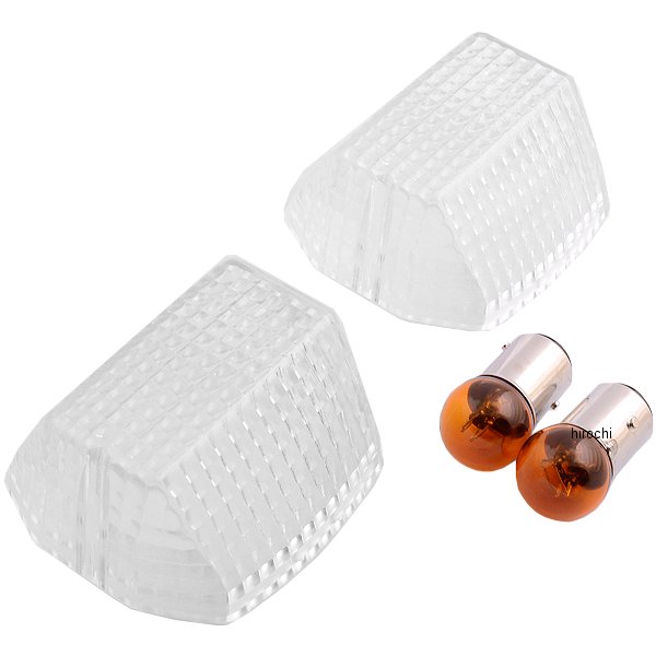 ウインカーレンズ 91年-08年 ZRX1200、ZRX1100、GPZ900R W球付き 23048-1054 クリア