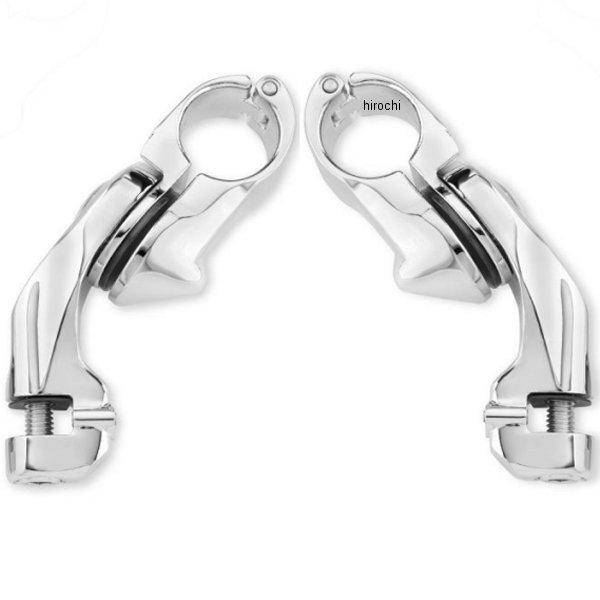 エンジンガード ペグ取付金具 2.5インチ(64mm) ショート クローム 50830-07A