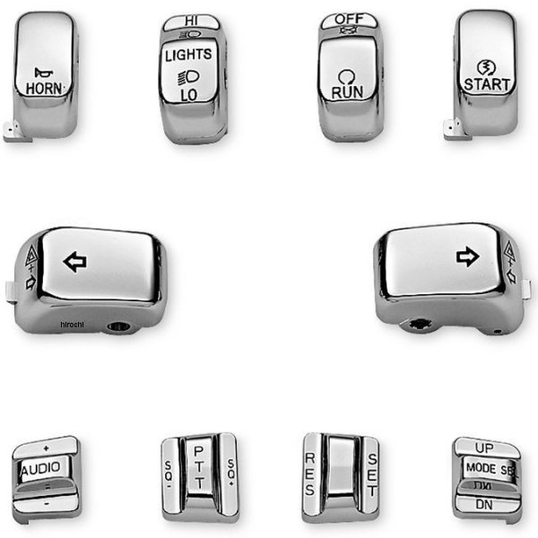 スイッチキャップ 96年-13年 FLHTCU クローム 71802-03