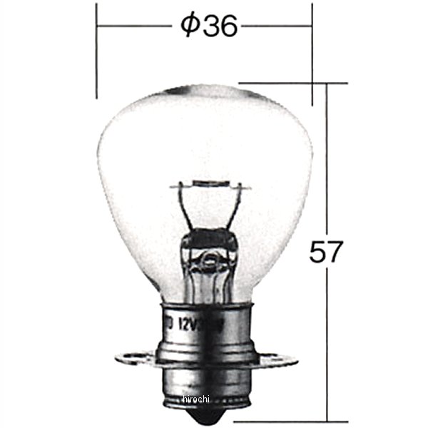 白熱バルブ RP35 24V35W ツバ付シングル 10個入り