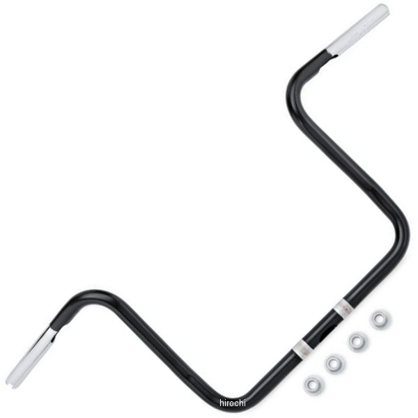 ハンドルバー バットウイング・ミニエイプ サテンブラック 57485-11