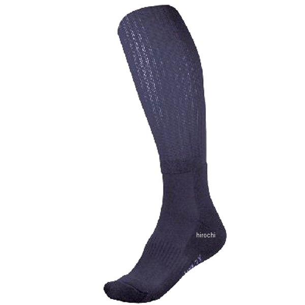 09-007 クールマックスソックス ロング ネイビーフリー サイズ
