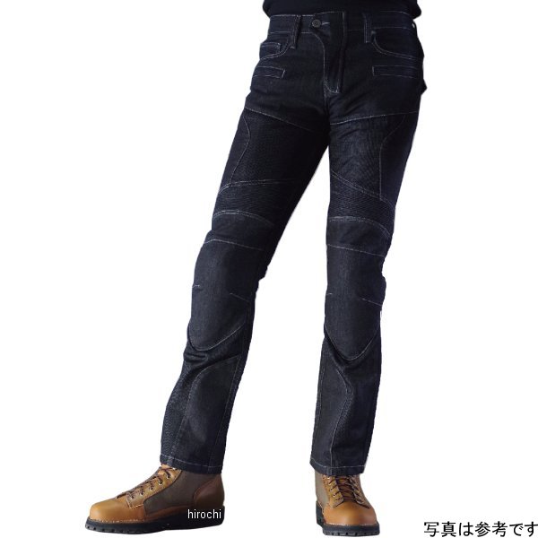 WJ-739S  春夏モデル スーパーフィット プロテクトメッシュジーンズ レディース 黒 WS/26サイズ