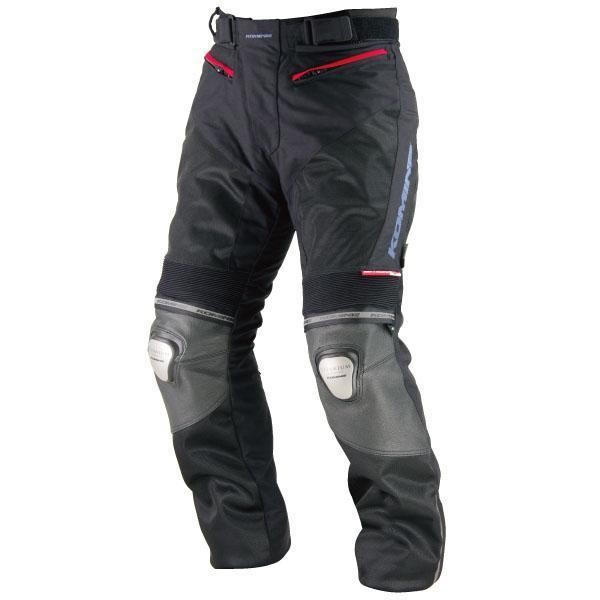 PK-712  チタニウムレザーメッシュパンツ-リーガ 黒 5XLBサイズ