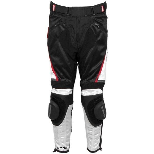 PK-717  スポーツラインディングレザーメッシュパンツ アイボリー/ブラック 5XLBサイズ