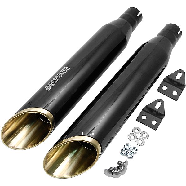 スリップオンマフラー ベビーブラス76 84年-99年 ソフテイル 黒