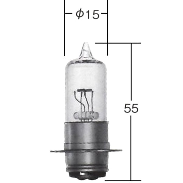 ハロゲンバルブ MH6 12V30/30W 1個入り