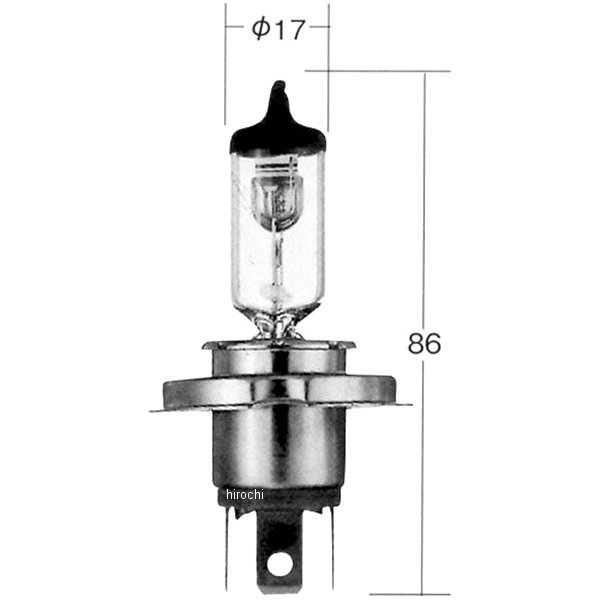 ハロゲンバルブ H4 24V75/70W 1個入り